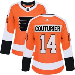 Damen Philadelphia Flyers Trikot Sean Couturier 14 Orange Authentic